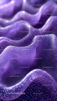 Purple Abstract Texture with White Dots and Wavy Pattern for Background