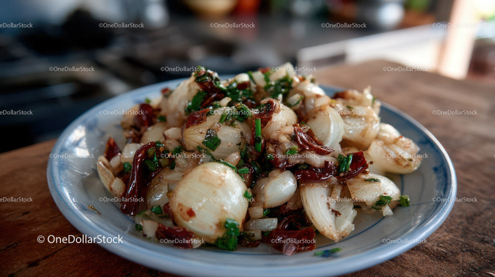 Delicious Stir-Fried Onions with Fresh Herbs