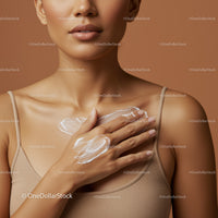 Close-Up of Woman Applying Moisturizer for Skincare Routine