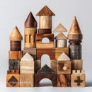 Decorative Wooden Blocks for Children Building and Imaginative Play