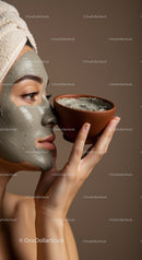 Relaxing Facial Mask Application Skincare Treatment for Healthy Skin