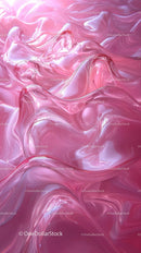 Vibrant Pink Abstract Fluid Art With Glossy Liquid Swirls