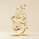 Floating Pear Slices with Pistachios and Cinnamon Powder