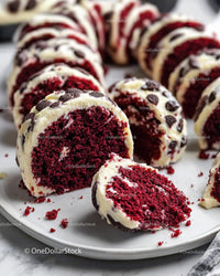 Red Velvet Cake Slices with Cream Cheese Frosting for Celebrations