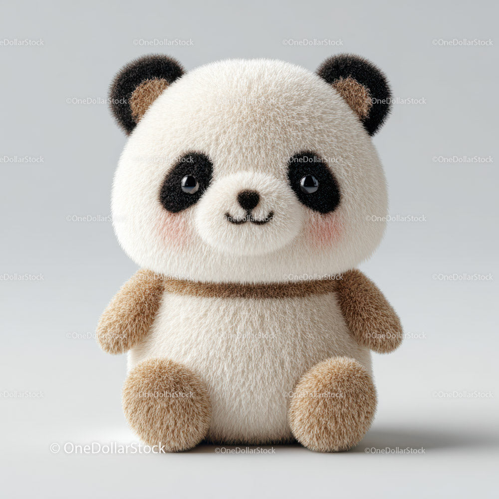 Cute Panda Plush Toy for Kids - Soft Cuddly Stuffed Animal