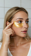 Woman with Eye Mask Relaxing in Spa Beauty Treatment