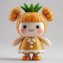Futuristic Toy Robot with Large Eyes and Bunny Ears for Kids