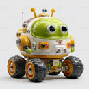 Futuristic Toy Robot with Large Eyes and Bunny Ears for Kids