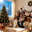 Multi-Generational Family Gathering for Christmas Celebration