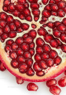 Close up of juicy pomegranate seeds with natural texture