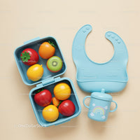 Colorful Baby Feeding Set with Playful Toy Fruits