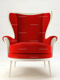 Red Velvet Armchair for Stylish and Modern Home Decor
