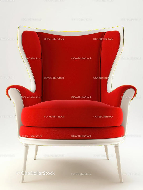 Red Velvet Armchair for Stylish and Modern Home Decor