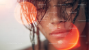 Before and after Sun Reflections Photo Overlays effect