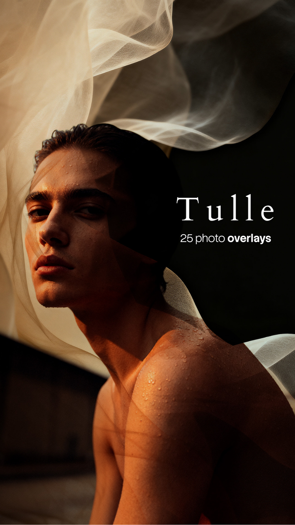 Tulle Overlays (25 JPG files)