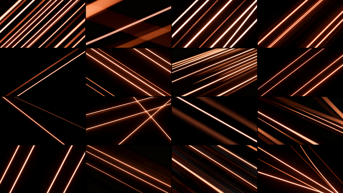 Orange Rays Photo Overlays preview 6
