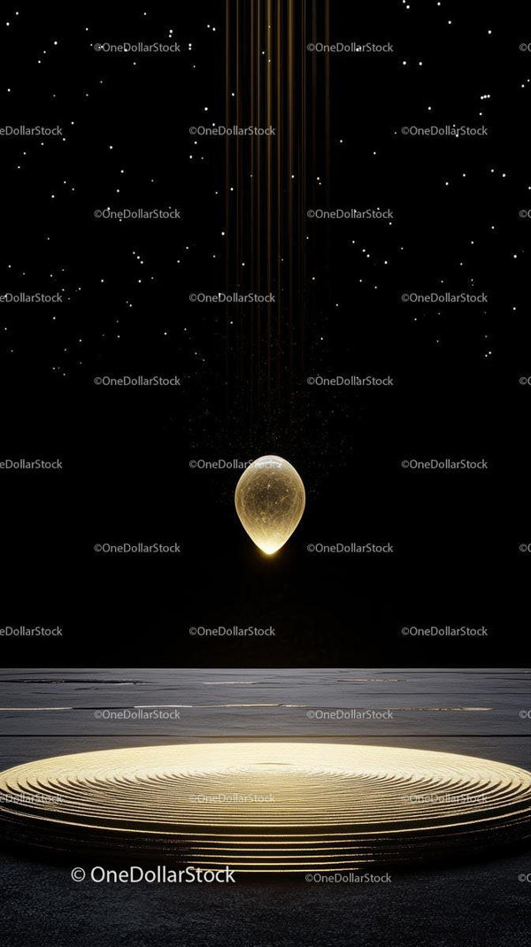 Futuristic Moon Landing Scene with Spacecraft and Celestial Body