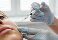 Close-up of Medical Professional Administering Injection to Patient