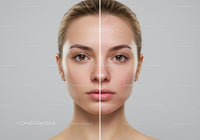 Young Woman with Flawless Skin Showcasing Facial Beauty and Skincare