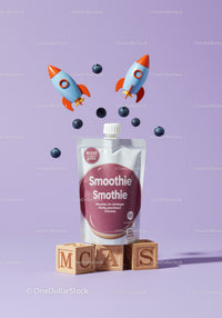 Healthy Smoothie Pack with Blueberries and Rockets