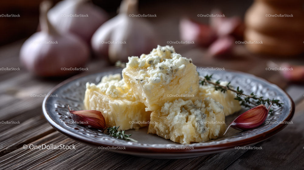 Creamy Mashed Potatoes with Herbs on Rustic Plate for Comfort Food