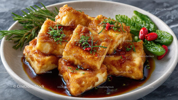 Crispy Fried Fish Fillets with Soy Sauce and Herbs