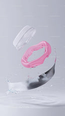Clear Contact Lens Case with Protective Cover for Daily Use