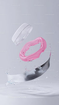 Clear Contact Lens Case with Protective Cover for Daily Use