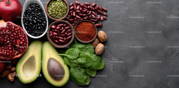 Fresh Organic Vegetables and Legumes Integrated with Nutritious Fruits