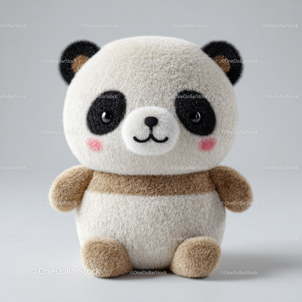 Cute Plush Panda Toy for Kids and Collectors