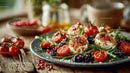Fresh Cherry Tomato and Mozzarella Salad with Basil and Balsamic