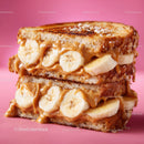 Banana Caramel Toast Sandwich for Delicious Breakfast or Snack