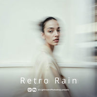 Retro Rain Lightroom presets cover preview