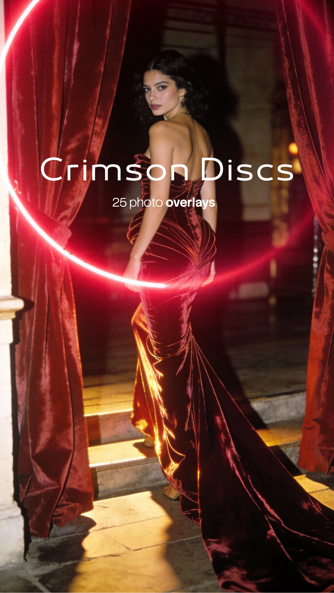 Crimson Discs Photo Overlays preview