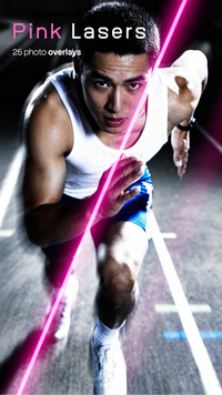 Pink Lasers Photo Overlays preview