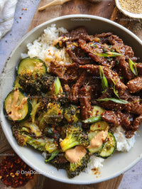 Delicious Beef Stir Fry with Broccoli and Rice Bowl