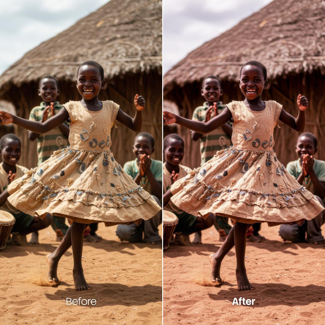 color grading preview with Documentaries LUT Pack
