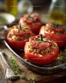 Roasted Cherry Tomatoes with Breadcrumb Topping and Fresh Herbs