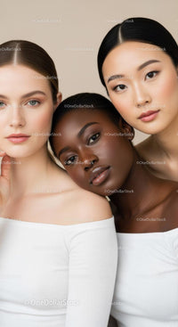 Diverse Women Portrait Photographs Showcasing Beauty and Confidence