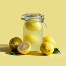 Refreshing Jar of Lemonade with Fresh Lemons