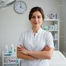 Healthcare Professional in Medical Office with Modern Equipment