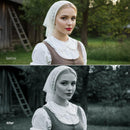 Before and after Folklore Mono Lightroom preset edit