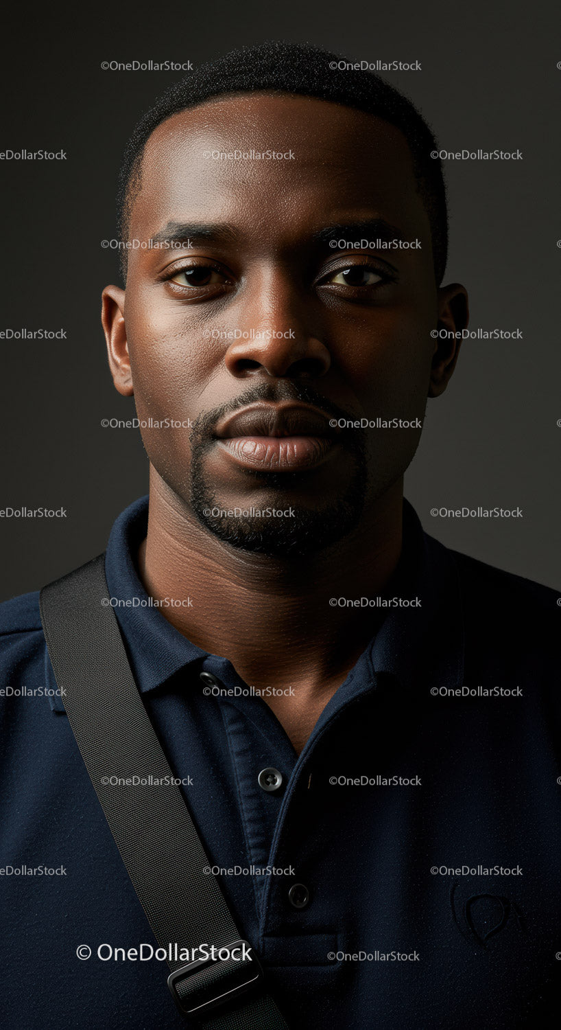 Thoughtful young man portrait with deep expression