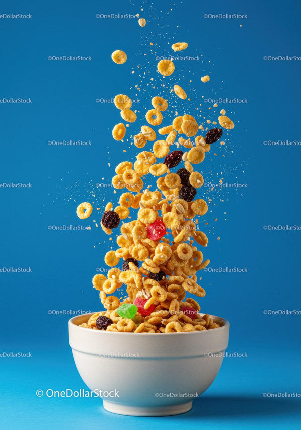 Flying Breakfast Cereal with Dried Fruit and Nuts