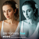 BW Portraits Teal LUT Pack preview