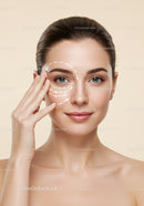 Woman Receiving Facial Skincare Treatment for Healthy Clear Skin