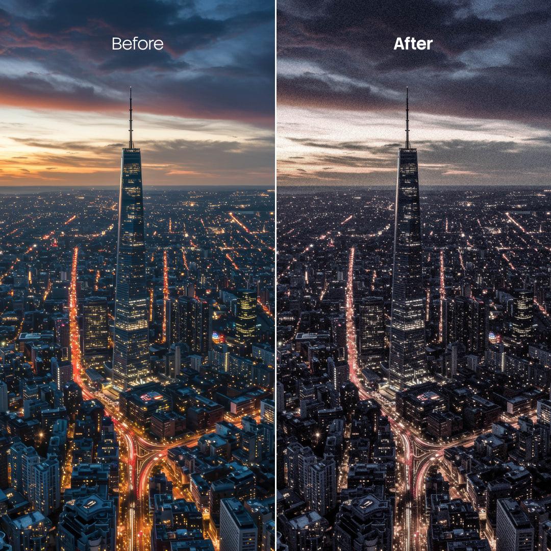 urban photography edit with Urban Extra Grain Lightroom presets
