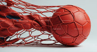 Red Volleyball Ball with Net for Beach or Court Play