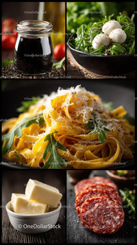 Fresh Mozzarella, Balsamic Vinegar, Pasta, Salami and Cheese Collection