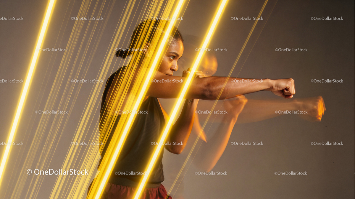 Before and after Yellow Beams Photo Overlays effect